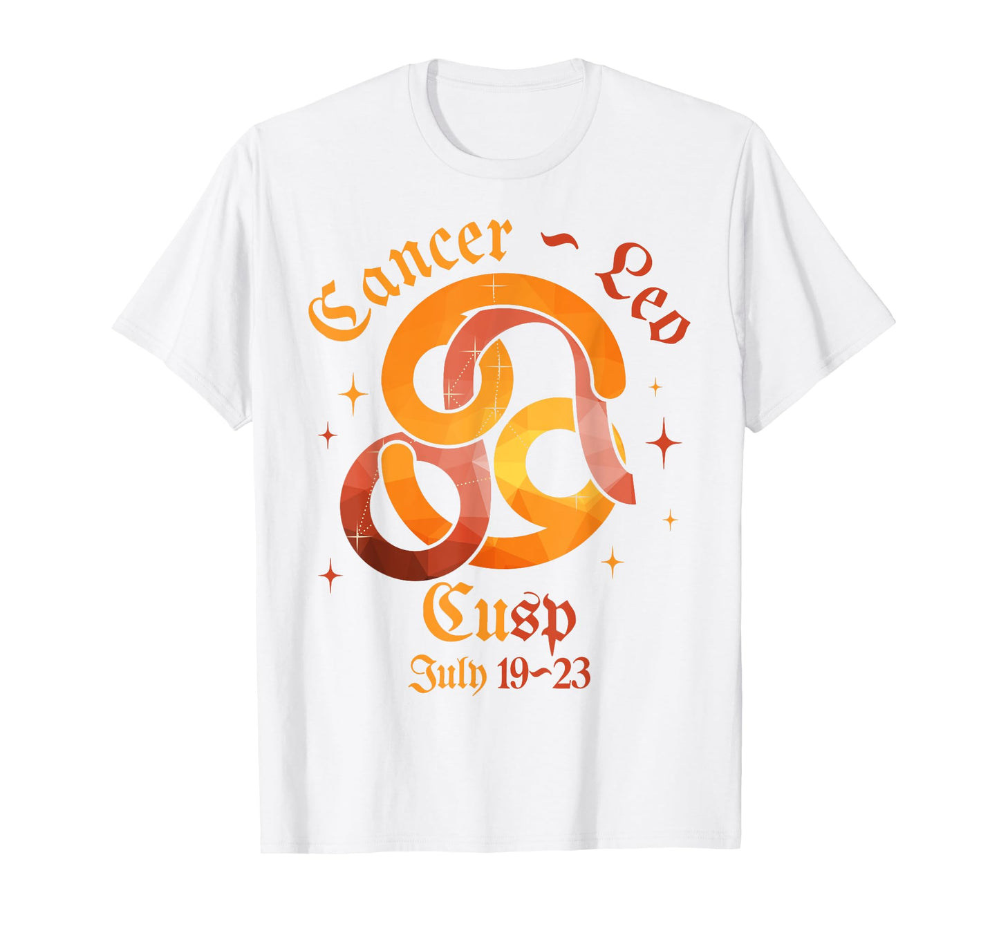 Cancer Leo Cusp Symbol Astrology Zodiac Sign Horoscope T-Shirt