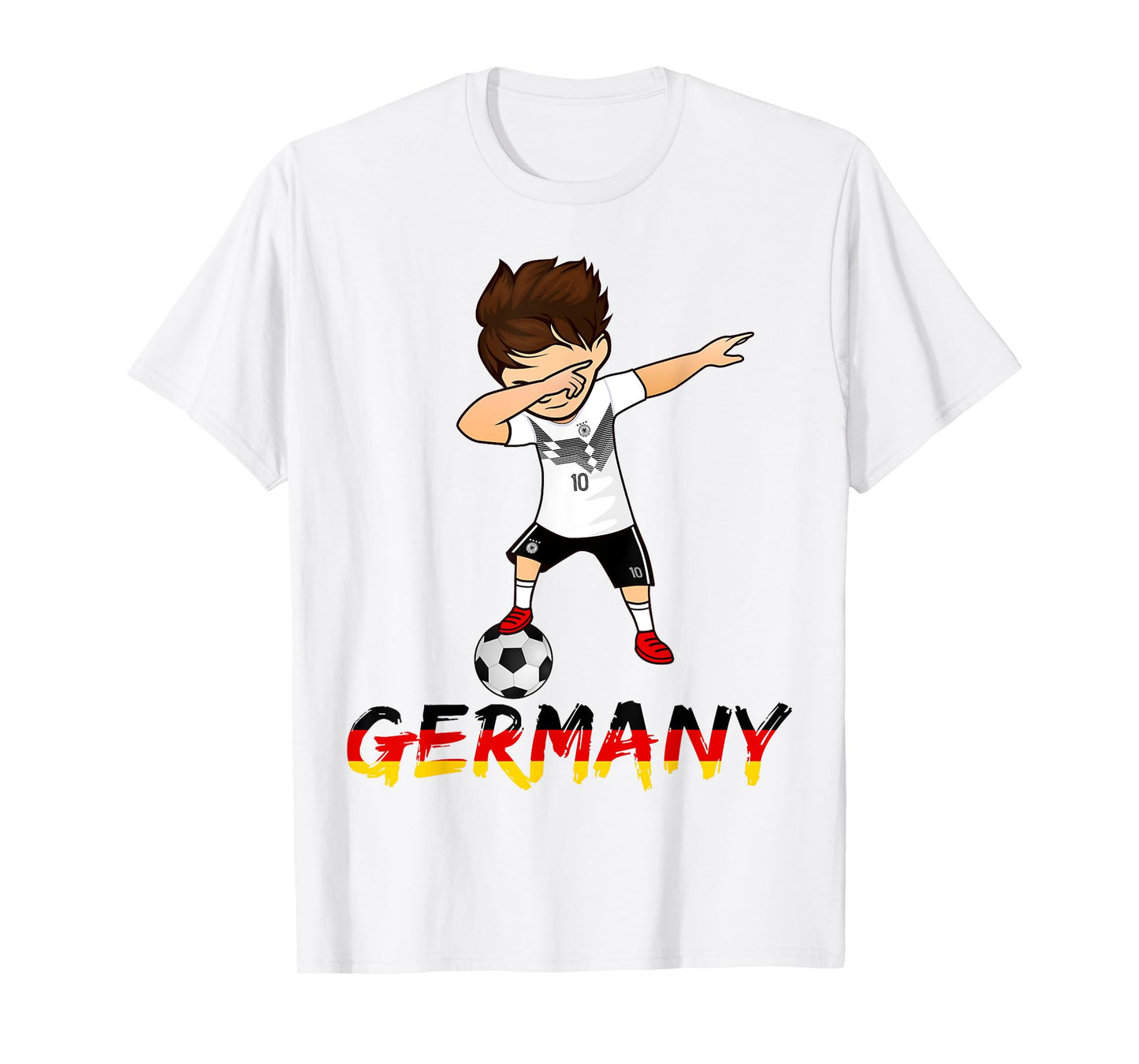 Dabbing Germany Soccer T-Shirt Boys German Football Kit Tee