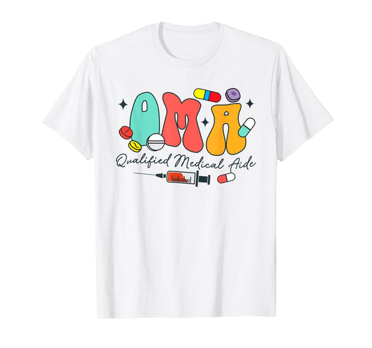 Certificated Medication Aide QMA Qualified Medical Aide T-Shirt