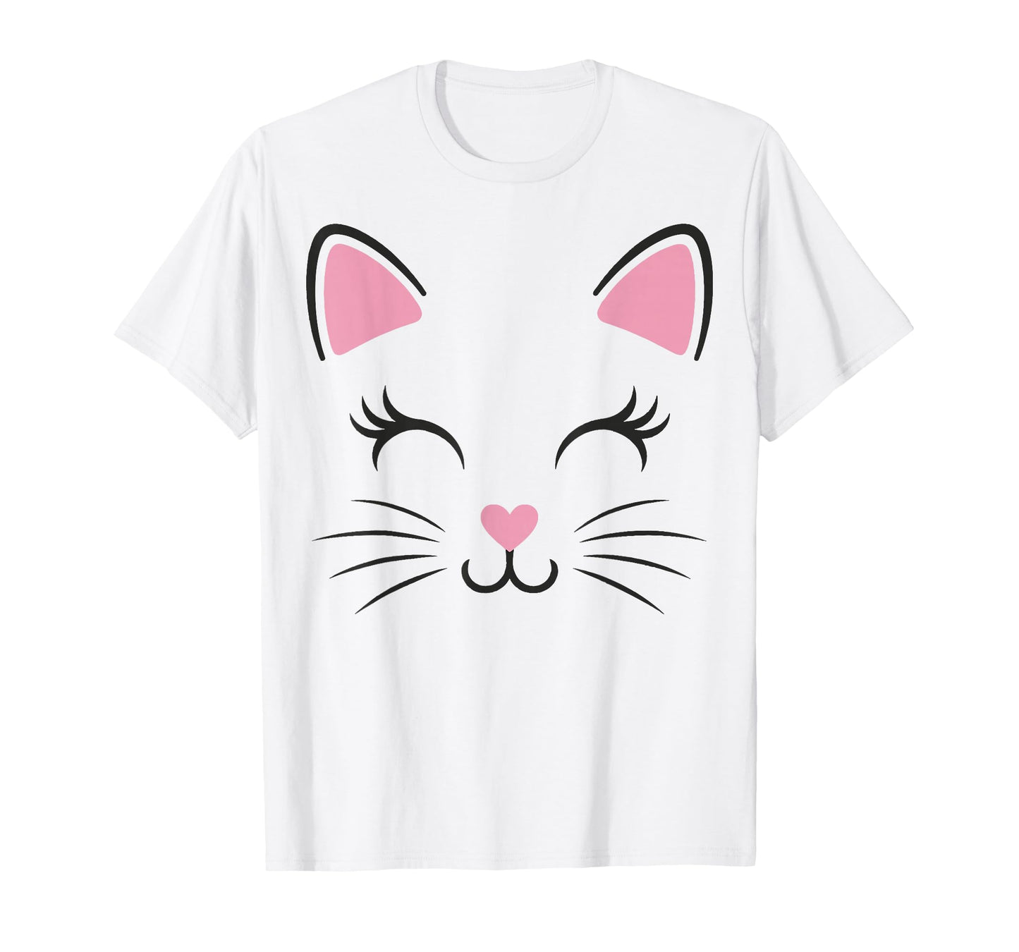Cat Face Halloween T-Shirt
