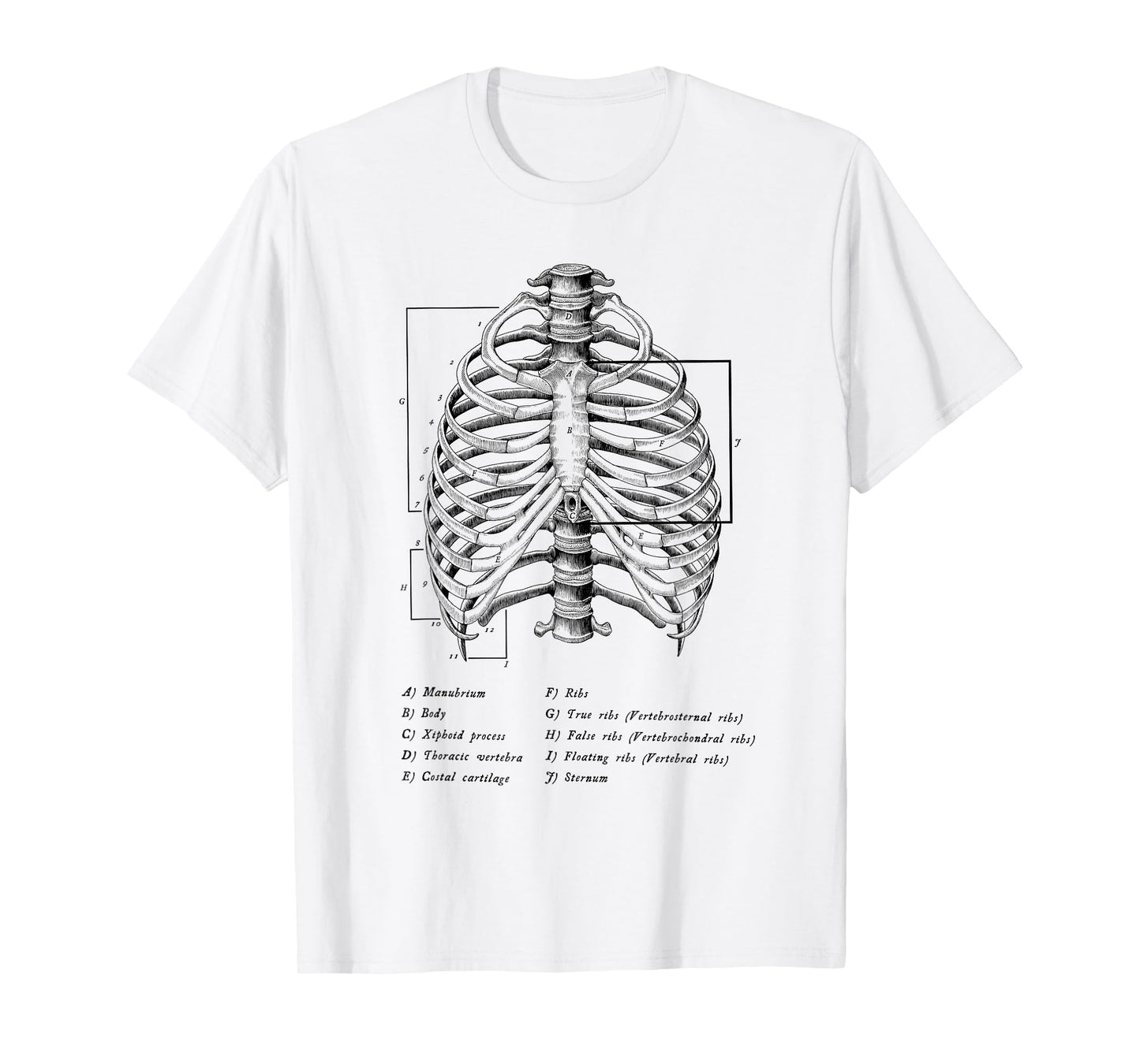 Anatomy Anatomical Med School Student Gifts Medicine Doctor T-Shirt