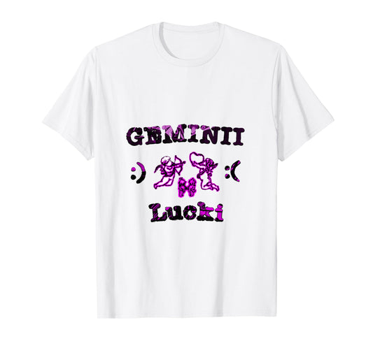 DaRealest Lucki Gemini Tour T-Shirt, Small, White