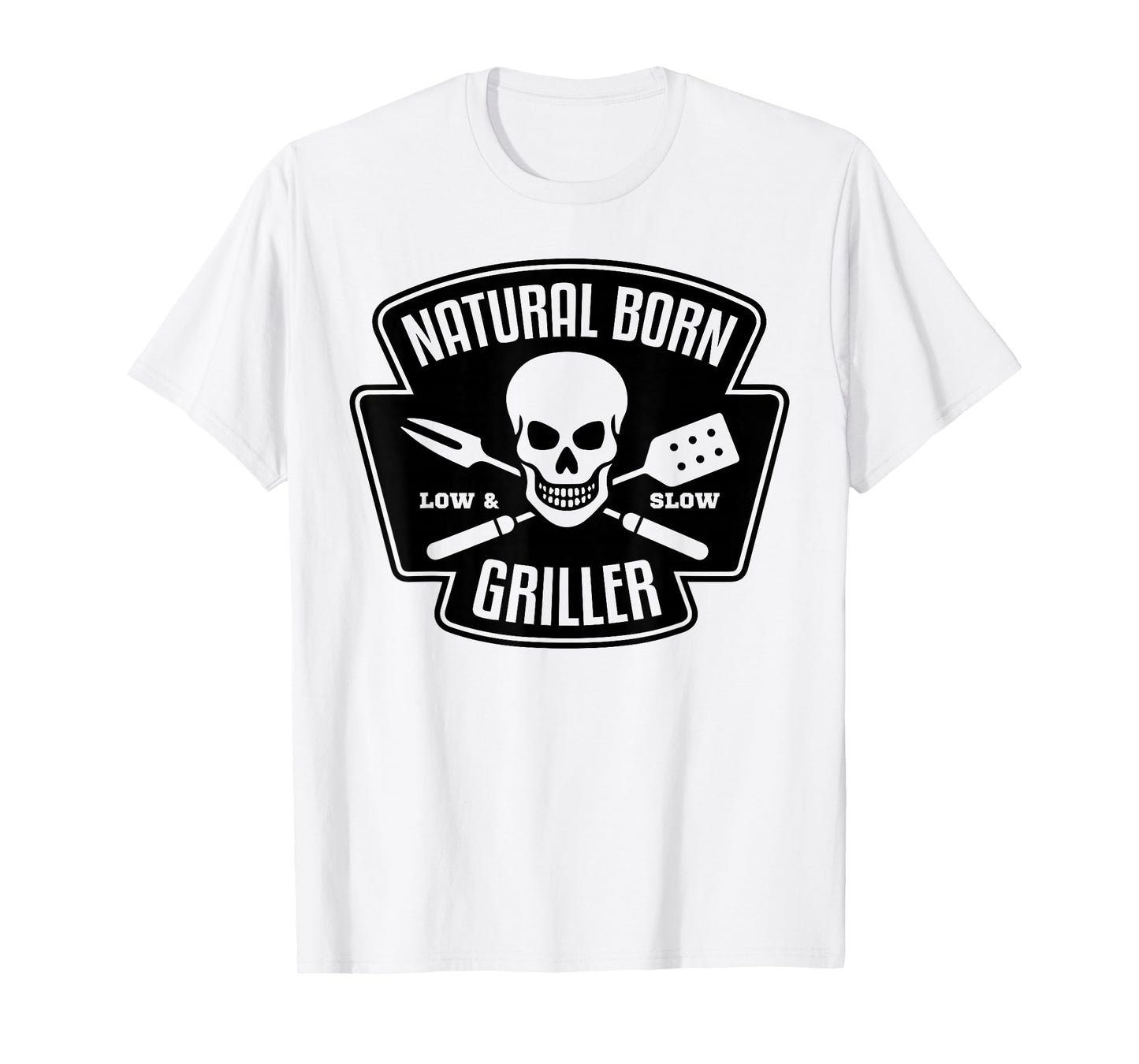 Barbecue Natural Born Grillmeister Griller Grill Gift T-Shirt