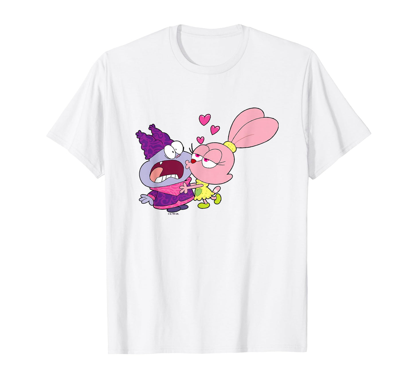 Chowder Valentine's Day Panini Kissing A Terrified Chowder T-Shirt
