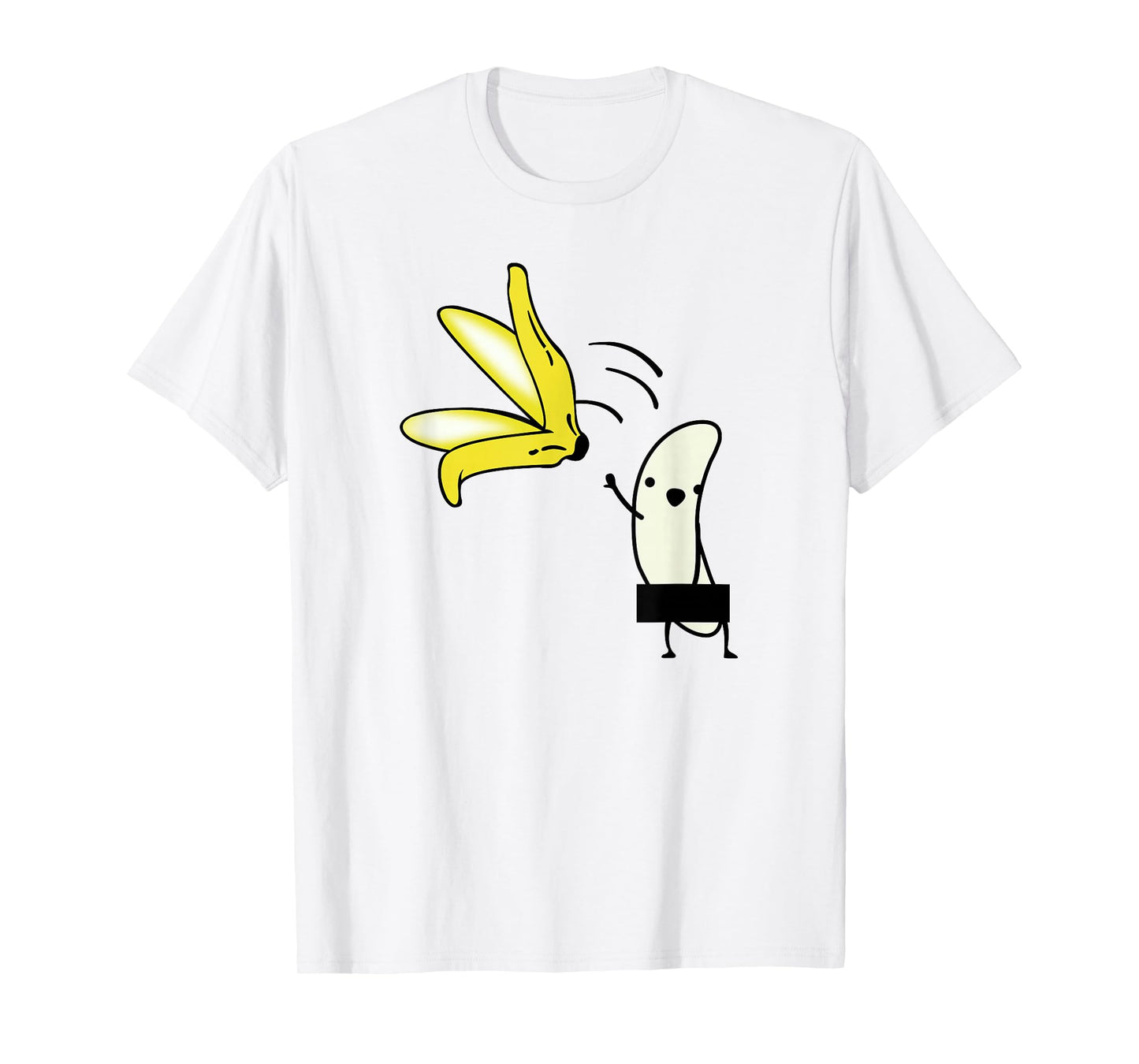 Nude Undressing Banana Halloween Costume Striptease T-Shirt