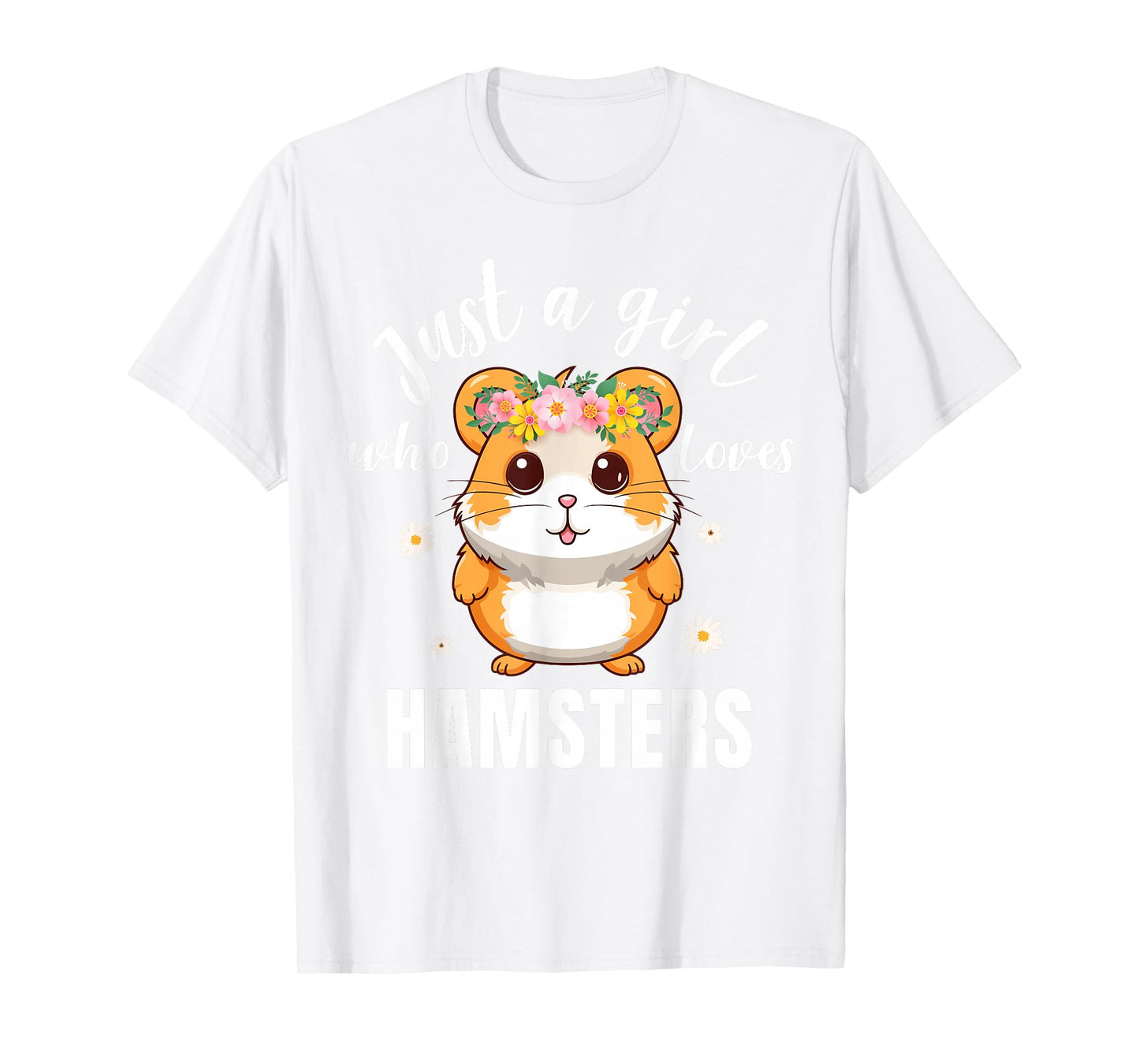 Hamster Shirt Kids Girls Just a Girl Who Loves Hamsters T-Shirt