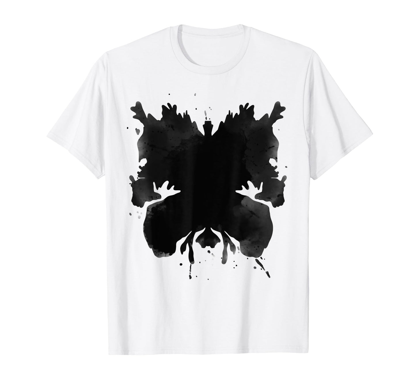 Aesthetic Moth Ink Blot Rorschach Psychology Student Teacher T-Shirt