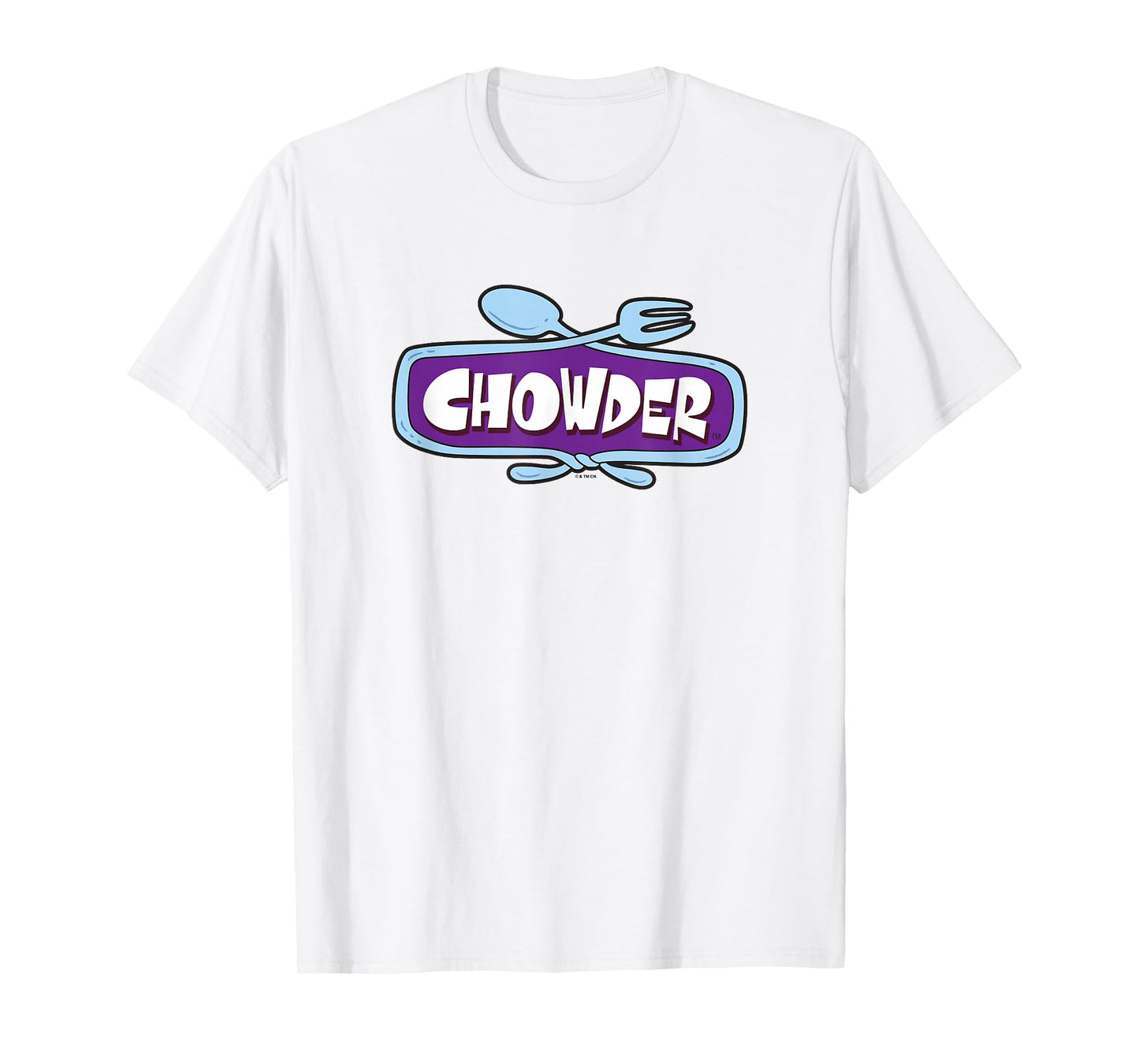 Chowder Classic Cartoon Stylized Chest Logo T-Shirt