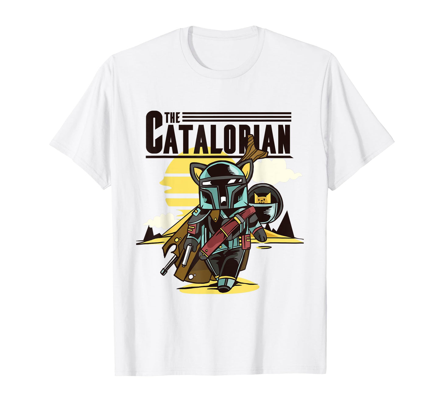 Funny Cat The Catalorian Gift for cats wear lovers Cute T-Shirt for Men Women Kids