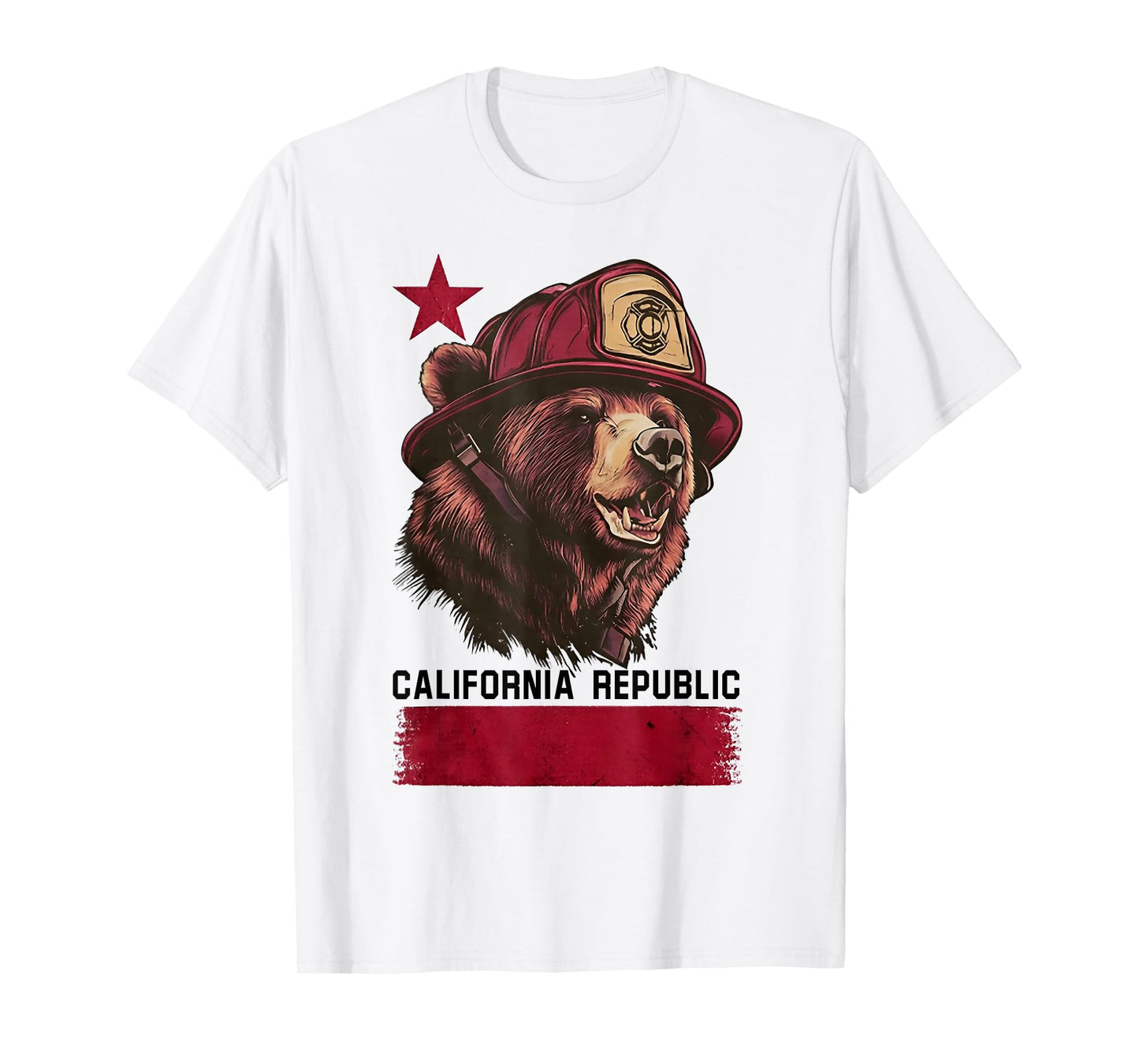 California Firefighters Bear T-Shirt