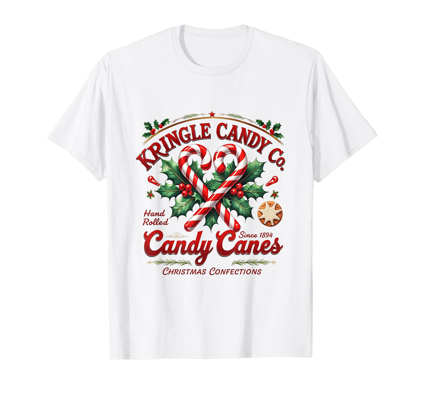 Christmas Old Fashioned Candy Company Handmade Nostalgic T-Shirt
