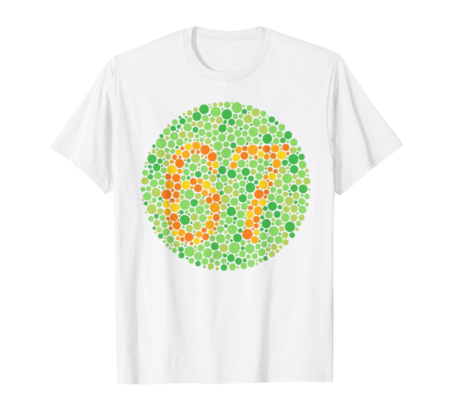 Color Blind Test 67 Six Seven Polka Dot Teacher Nurse Kids T-Shirt