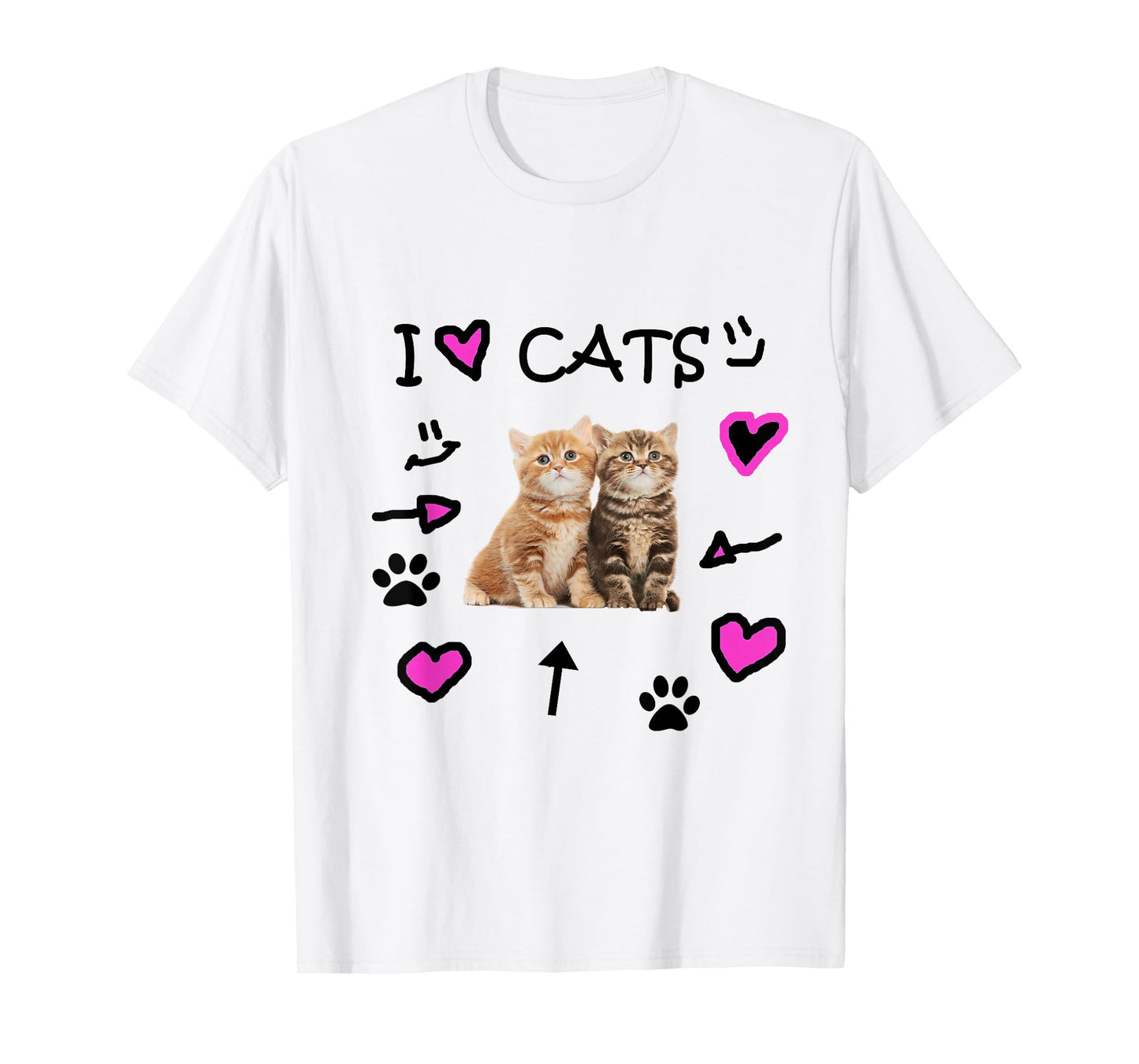 I Love Cats - Cat Lover Tee Shirt