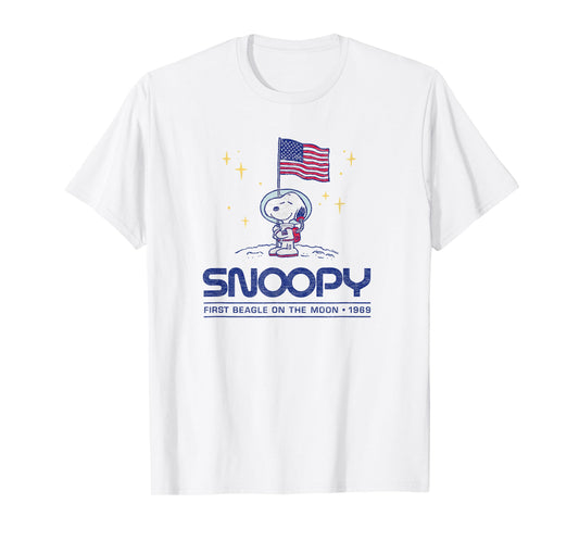 Peanuts Snoopy First Beagle on The Moon T-Shirt