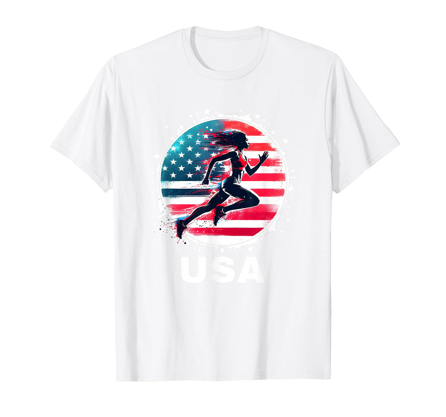 Track and Field USA Women Track and Field TShirt USA Team T-Shirt