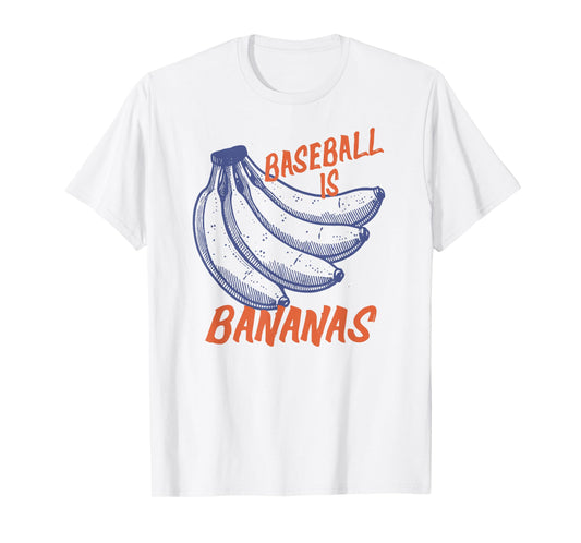 Baseball is Bananas Funny Ball Tour Banana Fan Team T-Shirt