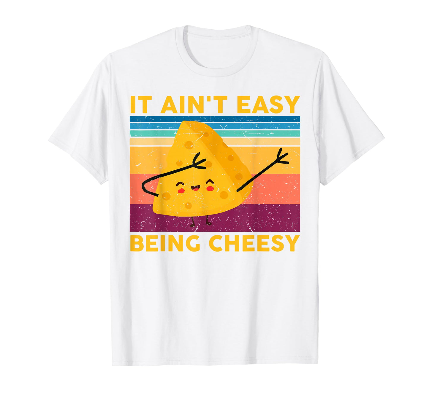 Cheese Shirt it Aint Easy Being Cheesy Funny Kids Boys Men T-Shirt