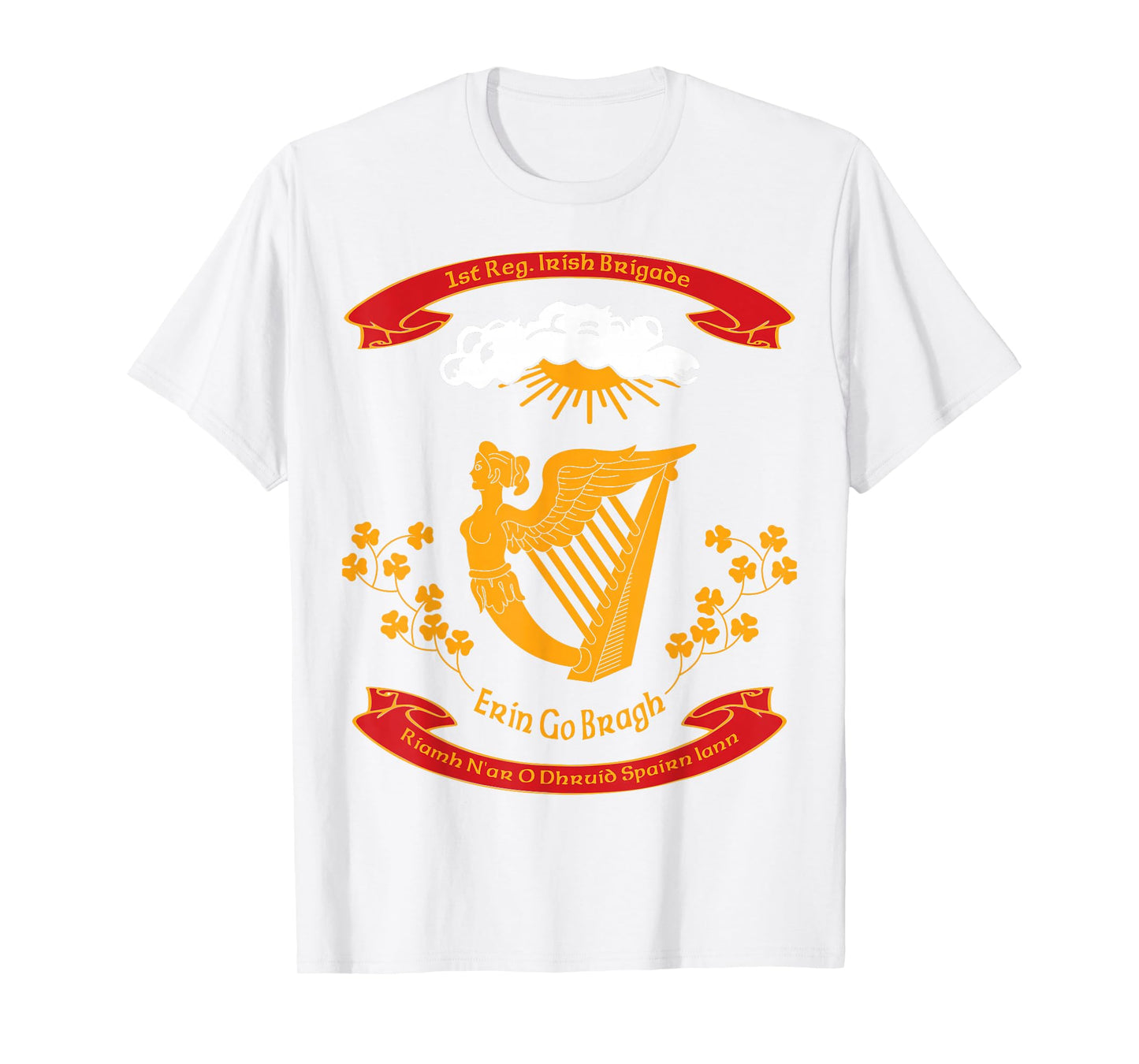 1987 Designs Civil War Era 1st Irish Brigade Flag T-Shirt