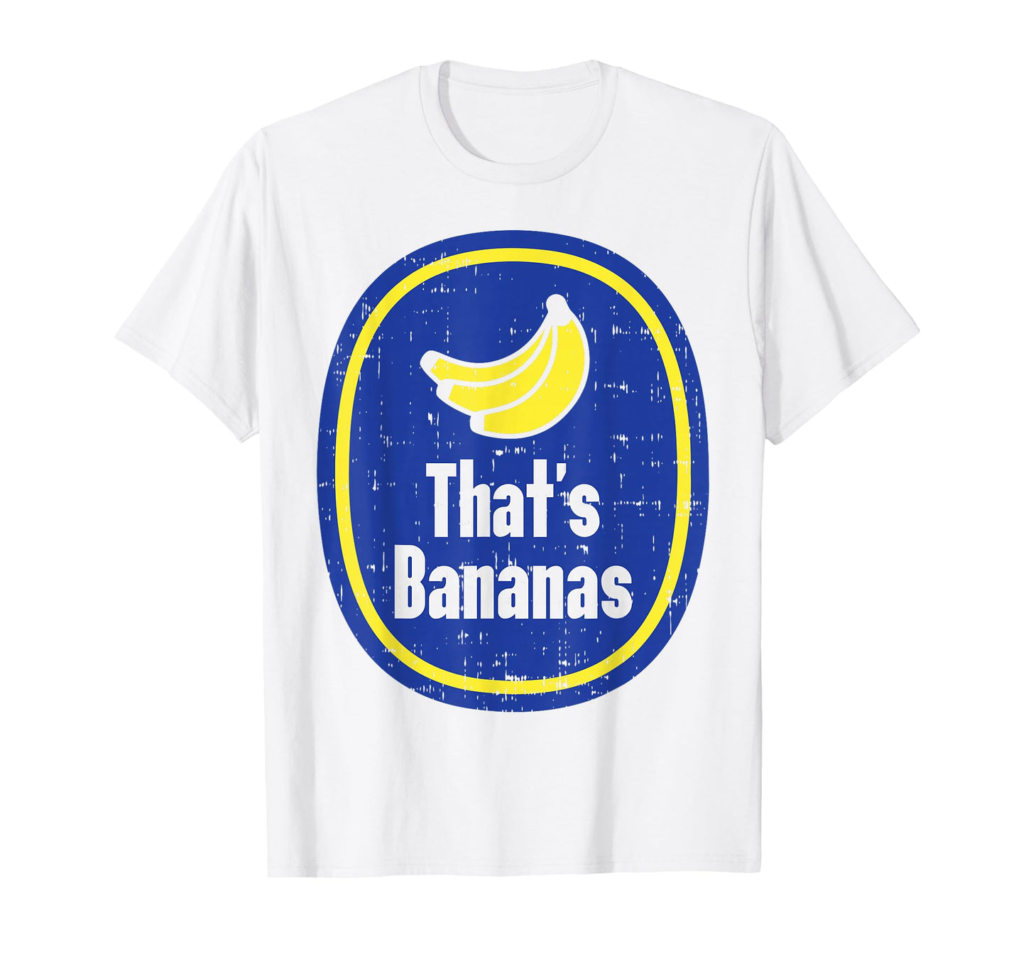Thats Bananas Sticker Funny Fruit Lazy DIY Halloween Costume T-Shirt