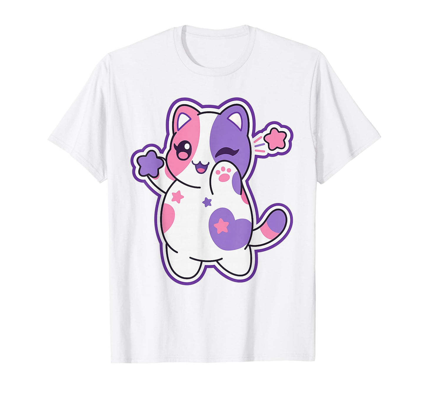 Meemeow Cats Plush Squishy Birthday Decorations T-Shirt