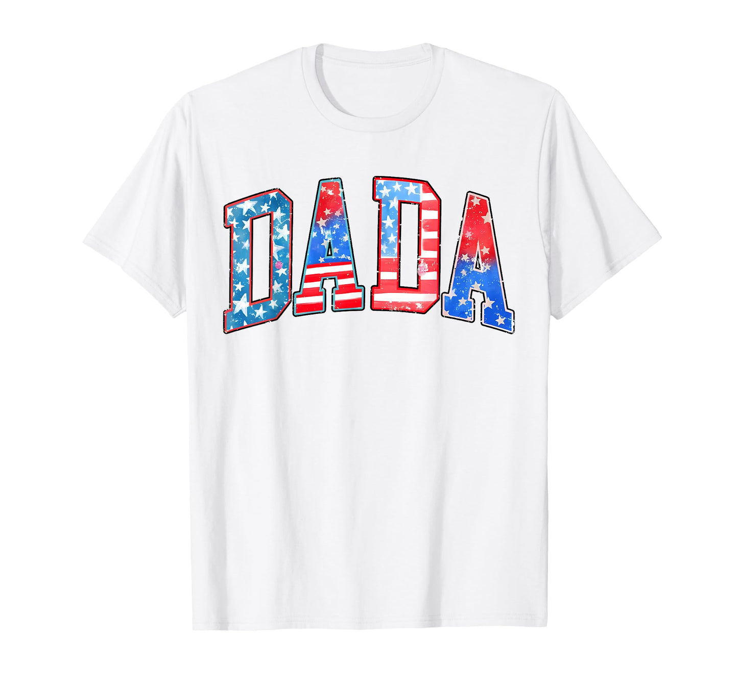 Mama Dada 4th of July American Family Matching Tees Mom Dad T-Shirt