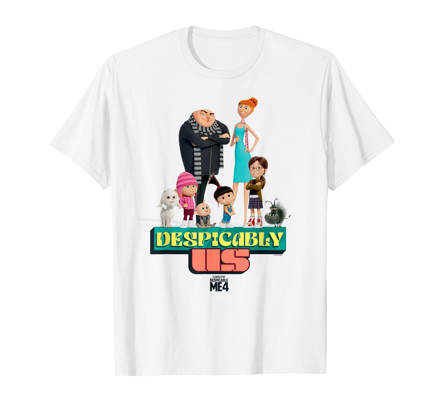 Minions Despicable Me 4 Despicably Us Gru & Family T-Shirt
