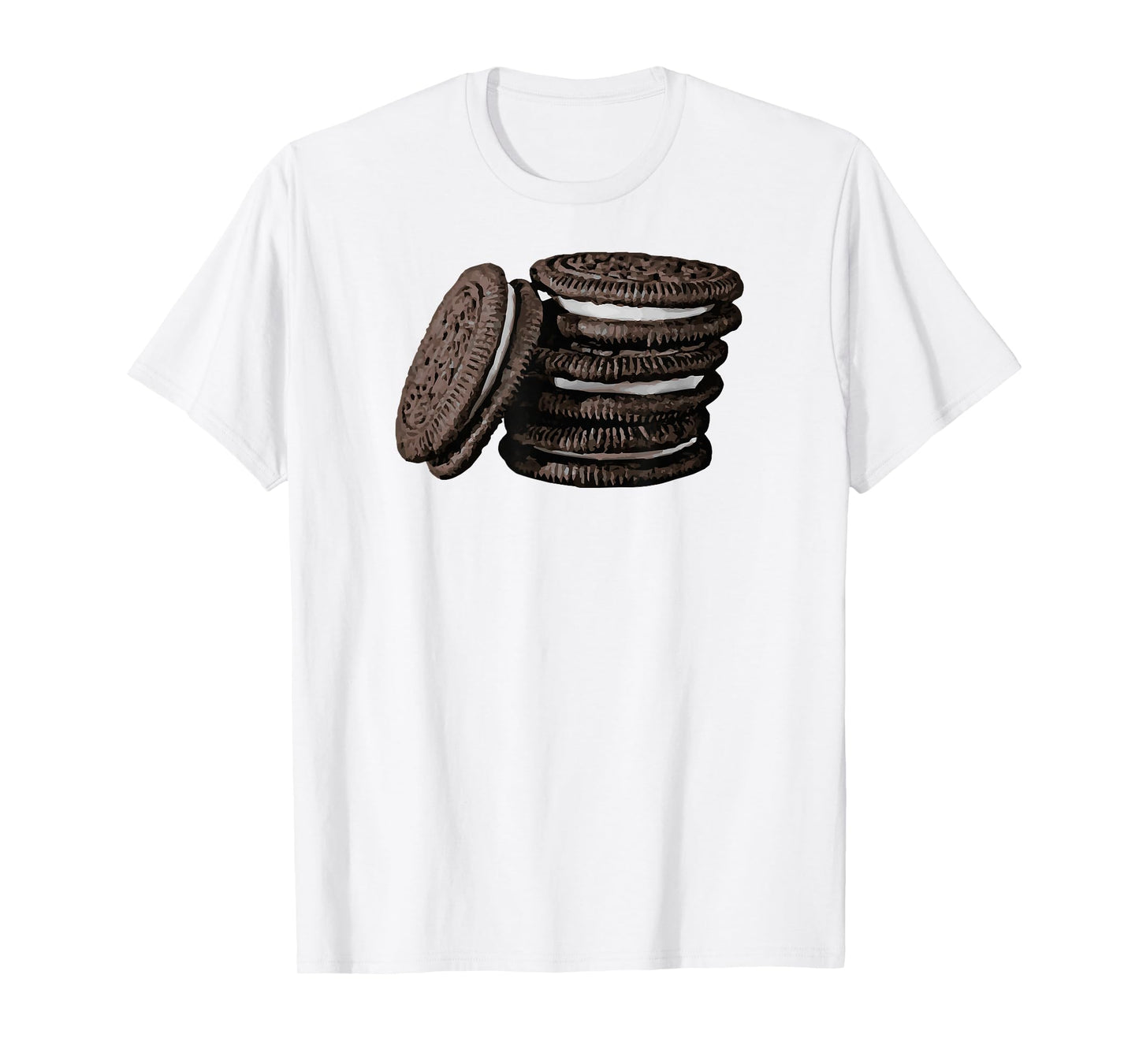 Chocolate Cream Filled Cookie Deserts Cookies T-Shirt