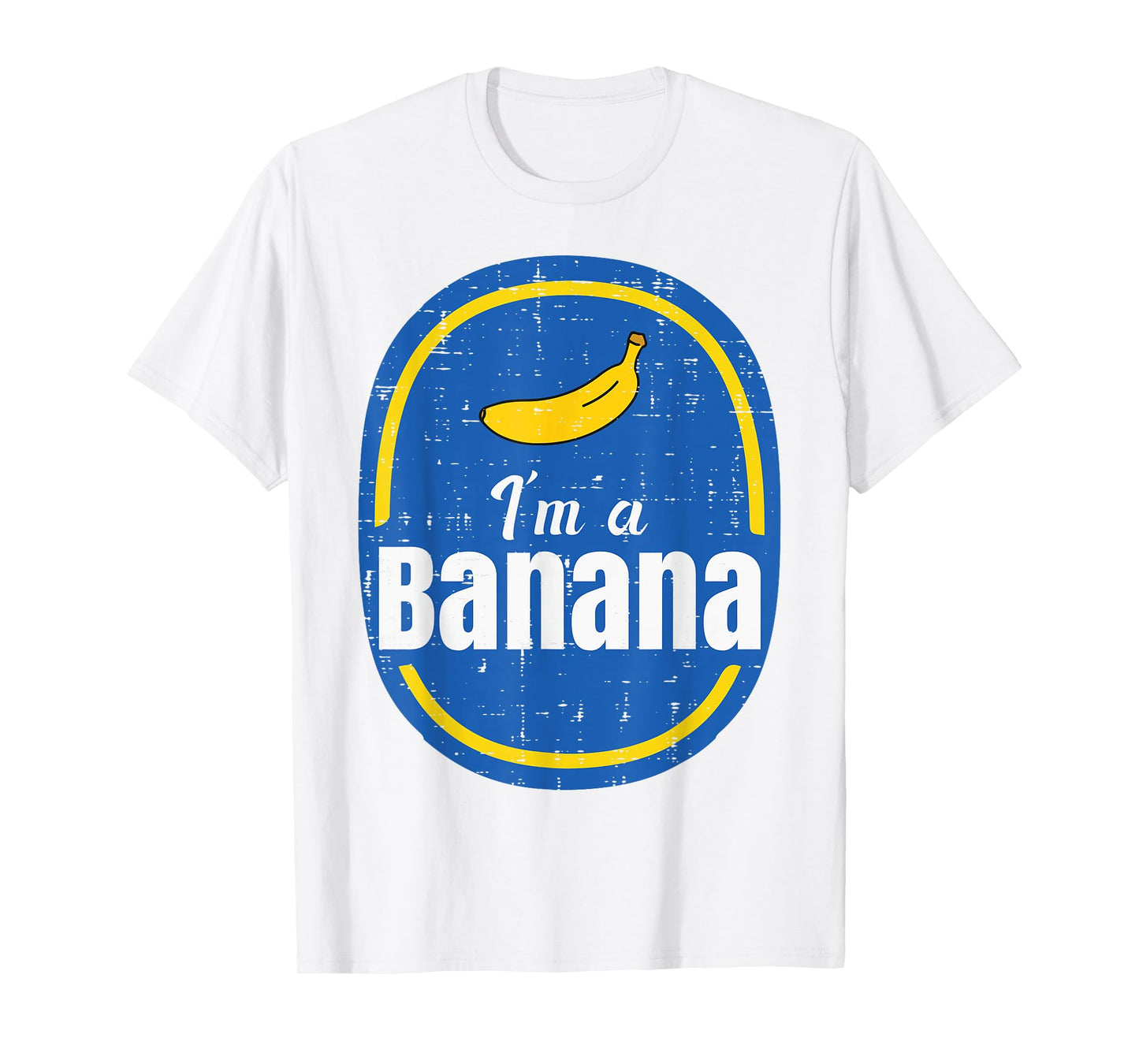 Halloween Im Banana Funny Fruit Food Costume Men Women Kids T-Shirt