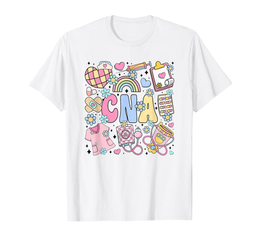 CNA Nurse Stuff Retro Certified Nursing Assistant Nursing T-Shirt
