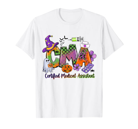 CMA Certification Medical Assistant Halloween Costumes T-Shirt