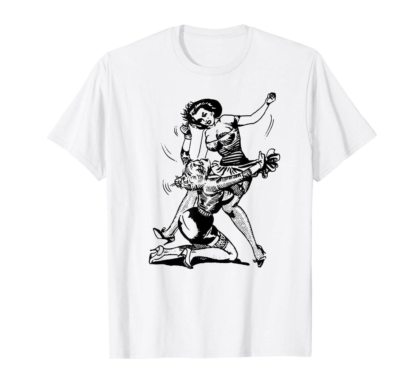 Funny MMA Sexy Women Cat Fight T-Shirt