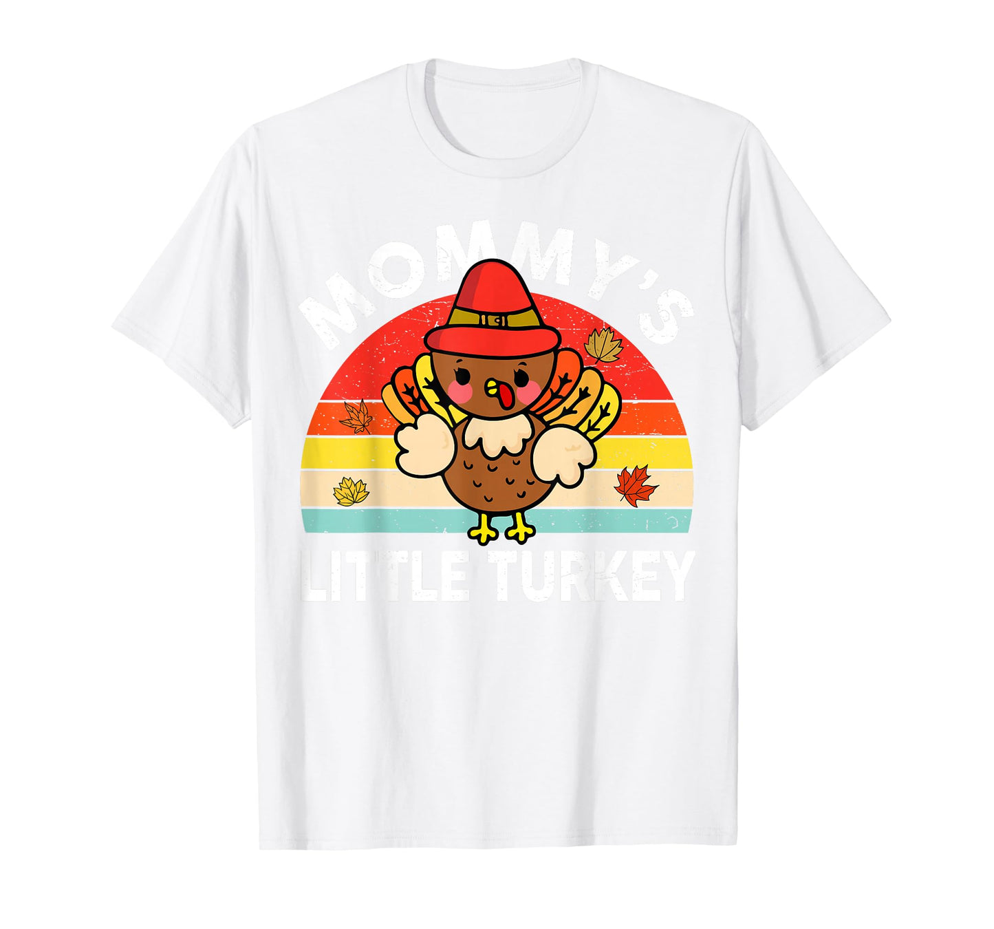 Toddler Girl Thanksgiving Outfit Cute Mommy's Little Turkey T-Shirt