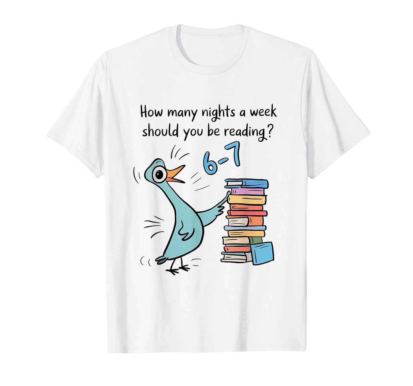 How Many Nights A Week Should You Be Reading 67 Meme Teacher T-Shirt