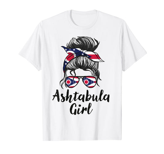 Ashtabula Ohio Women Girl T-Shirt
