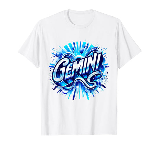 Gemini Zodiac Symbol Horoscope Astrology Birthday T-Shirt