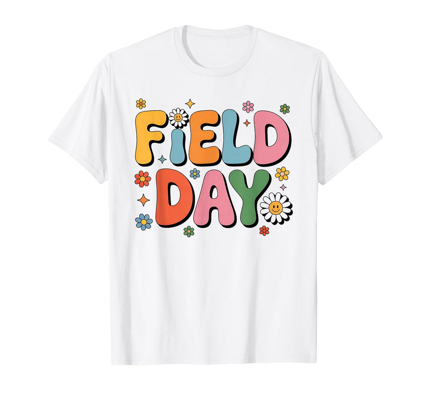 Field-Day Shirts For Kids 2-8T Toddler Boys Girls Field-Day T-Shirt