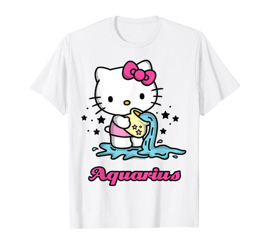 Hello Kitty Zodiac Aquarius Tee Shirt T-Shirt