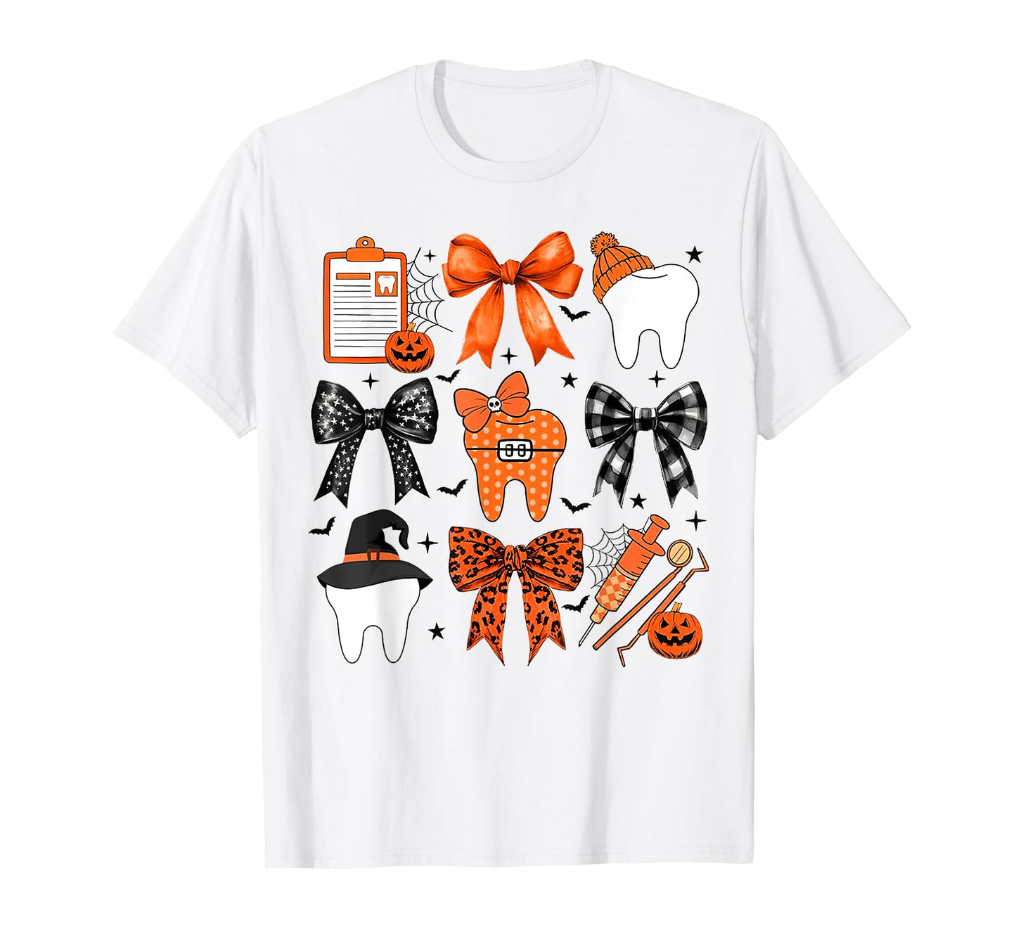 Coquette Halloween Dentist, Dental assistant Halloween T-Shirt