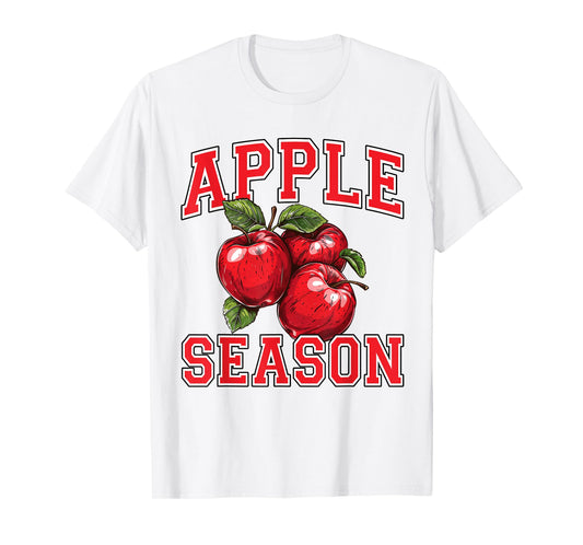 Apple Picking Season Farm Fresh Farmer Apple Orchard Harvest T-Shirt
