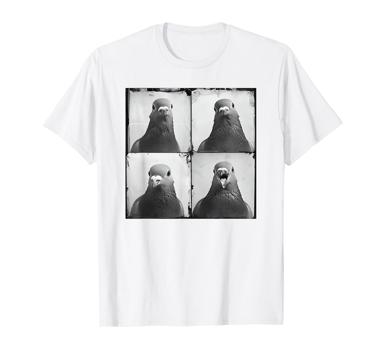 Pigeon Fancier Retro Portrait Keep Pigeons Funny Animal T-Shirt