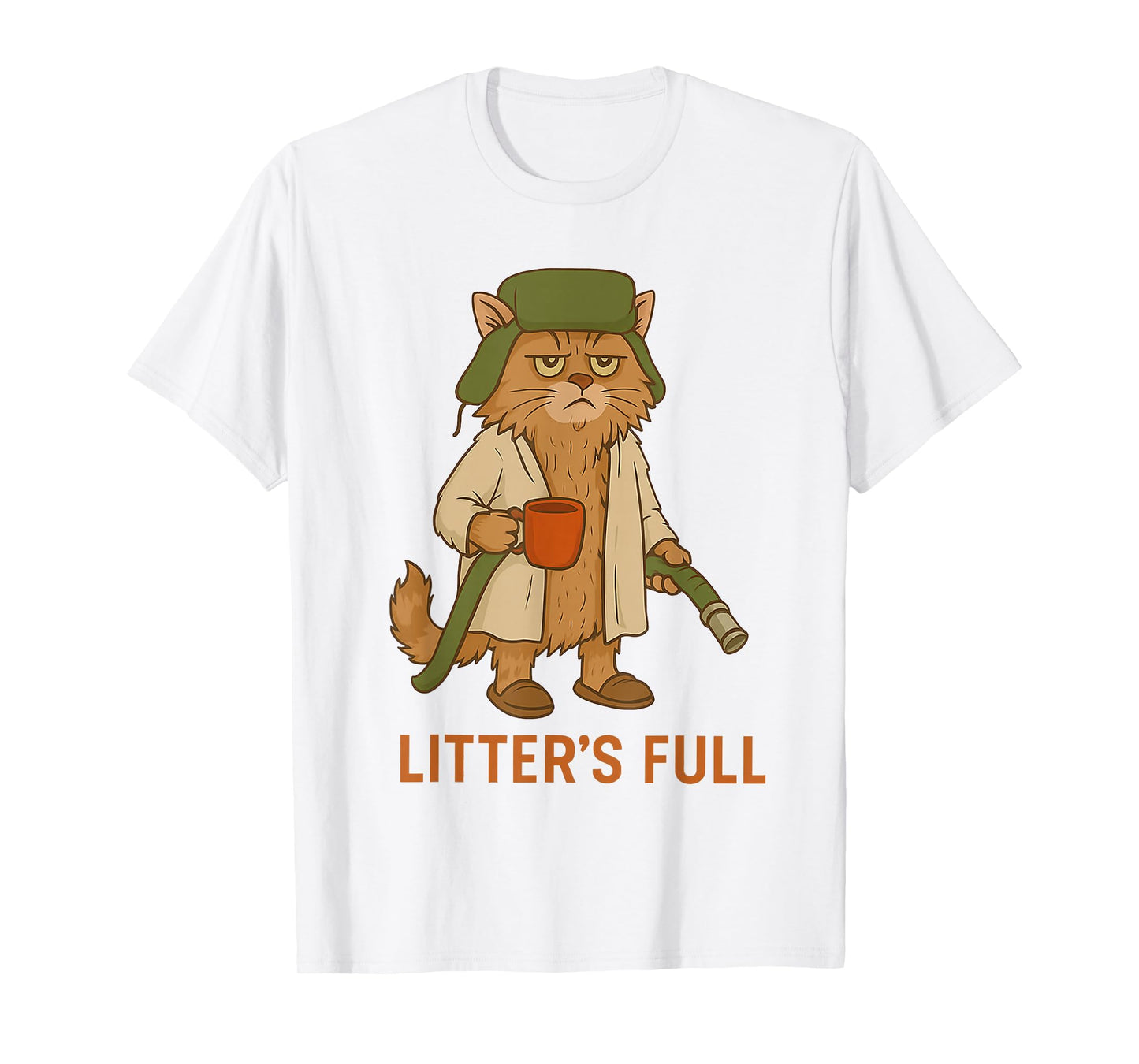 Funny Cat Christmas, Litter’s Full Cat T-Shirt