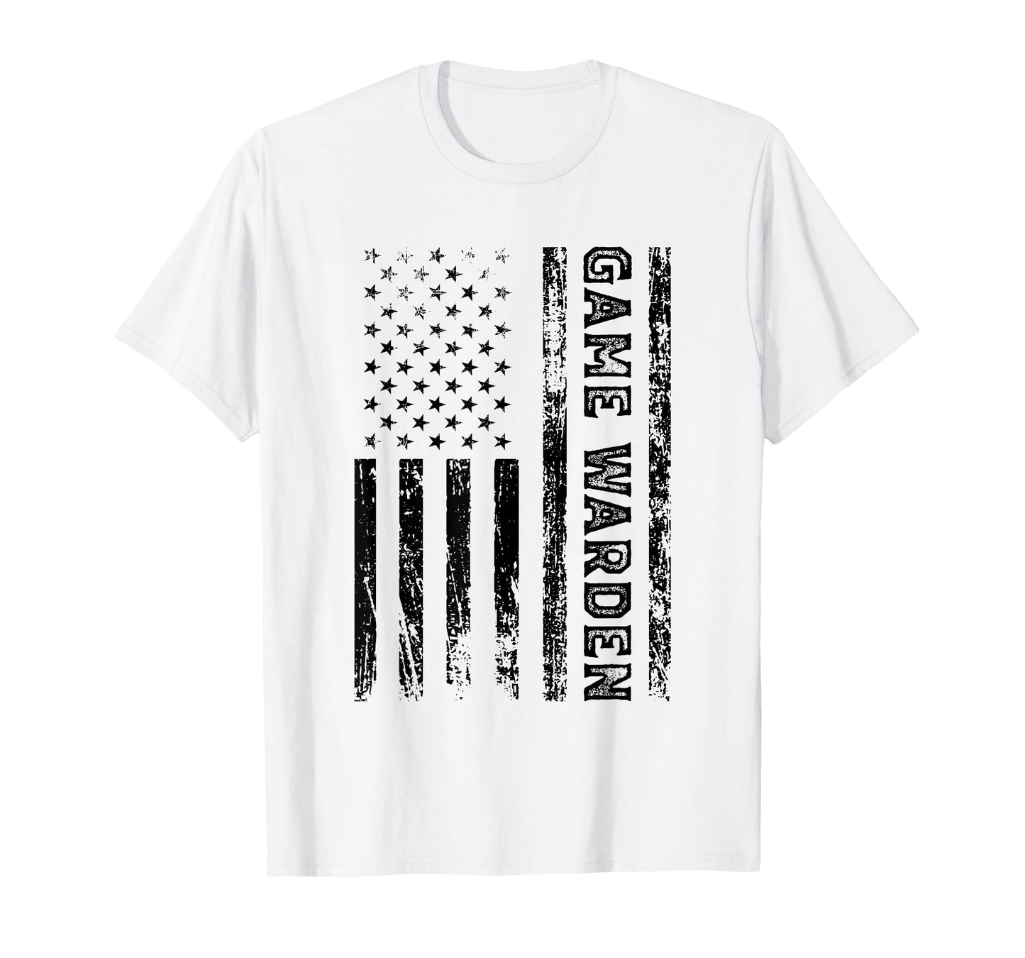Game Warden US American Flag T-Shirt