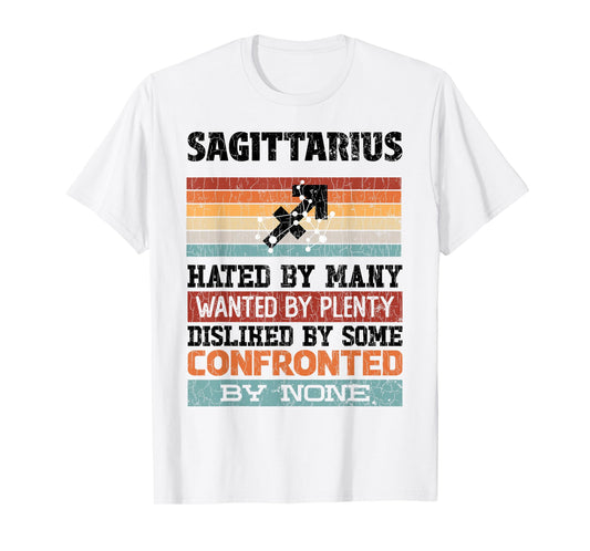 Zodiac Sign Funny Sagittarius Hated By Many Graphic T-Shirt