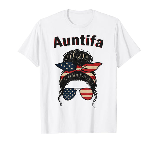 Auntifa Definition Aunties Against Fascism T-Shirt