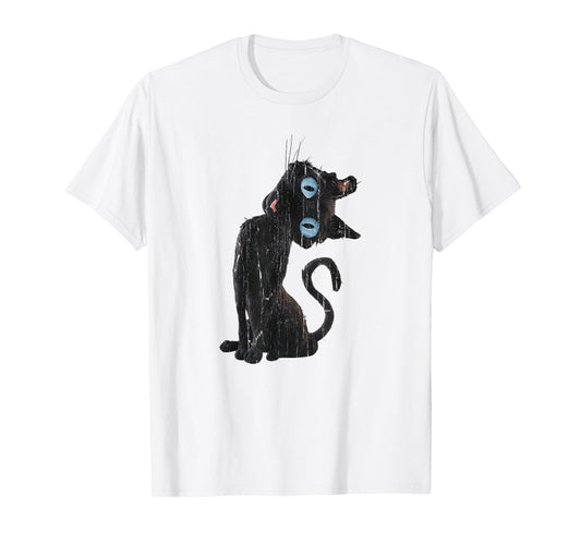 Coraline Cat, Creepy Cat, Cute Cat Meme T-Shirt