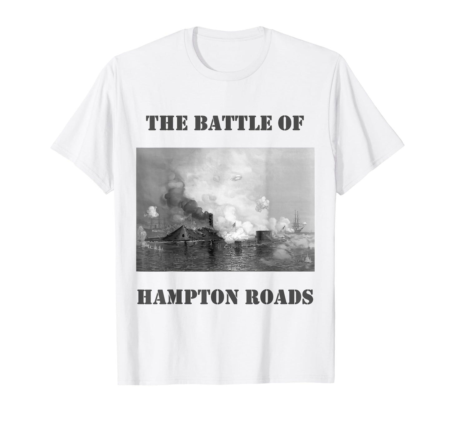 The Battle of Hampton Roads American Civil War Shirt T-Shirt