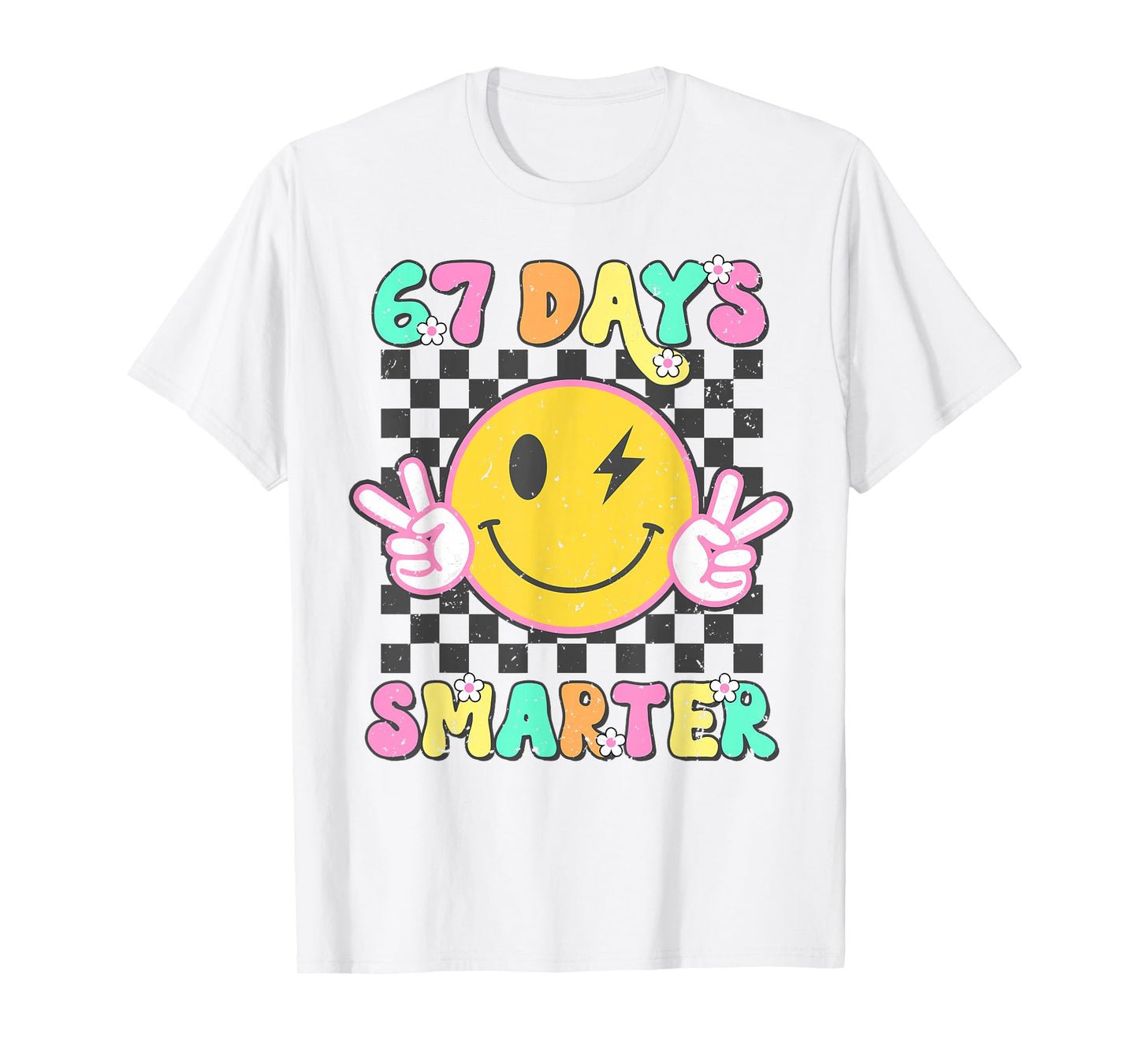67th Day of School Shirt 67 Days Smarter Teacher Boy Girls T-Shirt