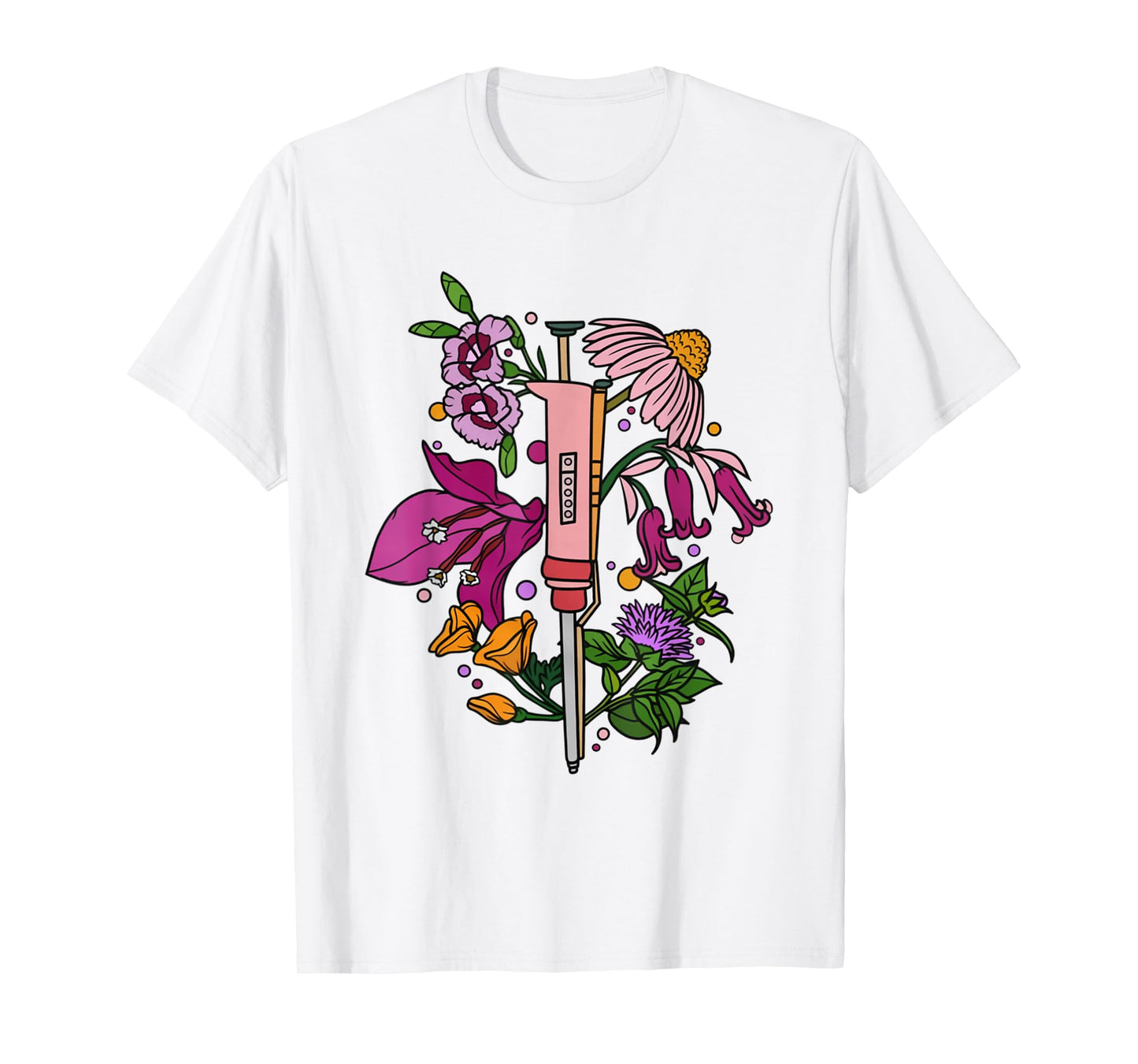 Chemistry Laboratory Pipette Medical Lab Tech Technician T-Shirt