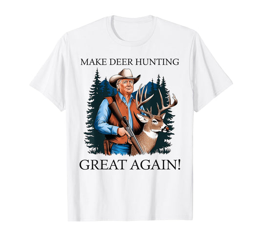 Make Hunting Great Again Deer Duck Hunting Trump 2024 T-Shirt
