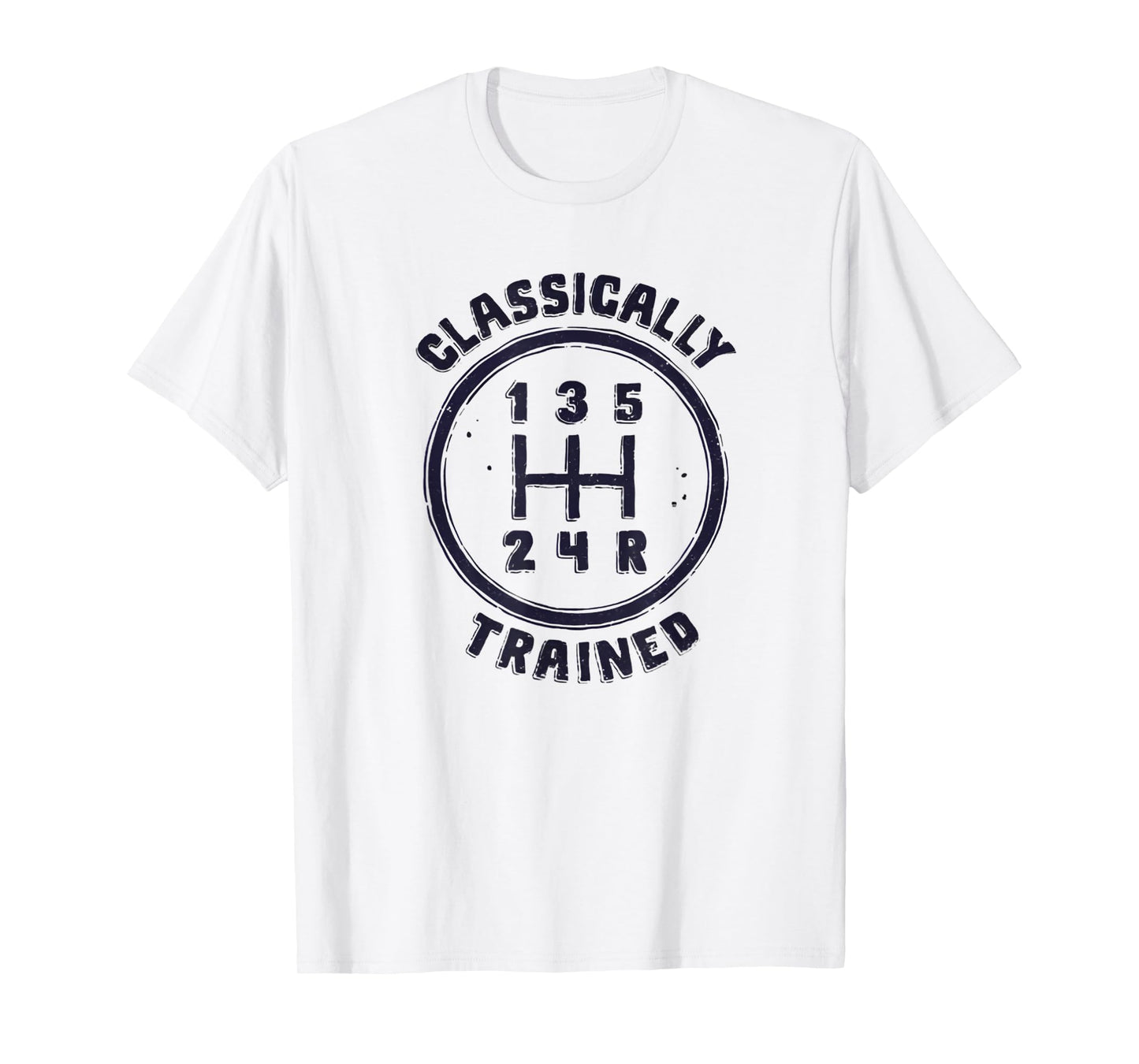 Cool Tees Classically Trained Funny Manual Driver Driving T-Shirt